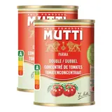 Mutti Double Concentré de Tomates en conserve, Lot de 2x140g