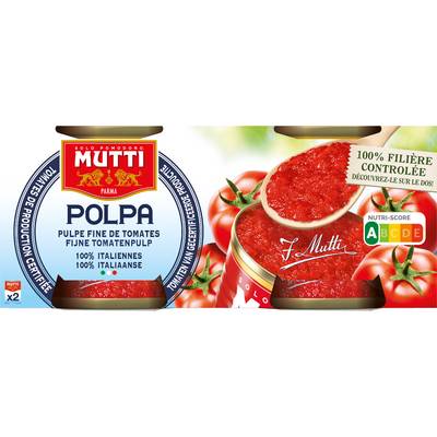 Mutti Pulpe fine de Tomates, 2x210g