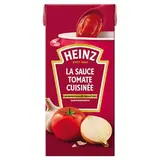 Heinz Sauce tomate cuisinée ail et oignons en brique, 520g