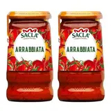 Sacla Sauce Arrabiata en bocal, Lot de 2x345g
