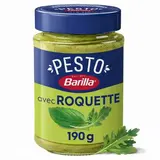 Barilla Sauce Pesto Basilic et Roquette en bocal, 190g