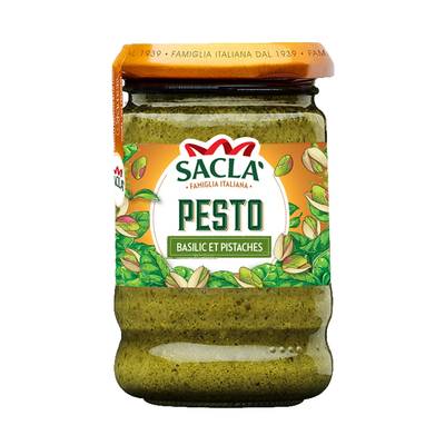 Sacla Sauce Pesto Basilic Pistache, 190g