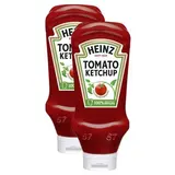 Heinz Sauce Tomato Ketchup en Flacon Souple Squeeze Top Down, Lot de 2x910g
