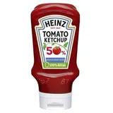 Heinz Sauce tomato ketchup -50% de sucres et de sel en moins en Flacon Souple Squeeze Top Down, 625g