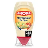 Amora Mayonnaise de Dijon en Flacon Souple Squeeze Top Down, 235g