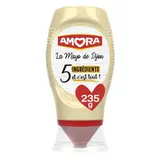 Amora Mayonnaise de Dijon 5 Ingrédients en Flacon Souple Squeeze Top Down, 235g