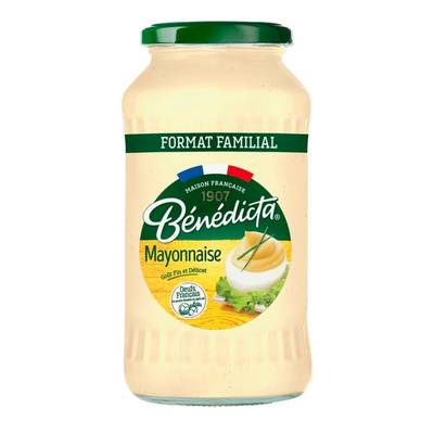 Bénédicta Mayonnaise Nature en Bocal, 640g
