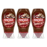 Amora Sauce Barbecue en flacon souple Squeeze Top Down, Lot de 3x285g