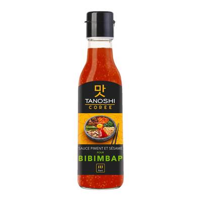Tanoshi - Corée Sauce piment et sésame pour Bibimbap, 225ml
