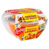 Liebig Mouliné de Légumes et Toppings Soupe liquide en bol individuel, 32 cl