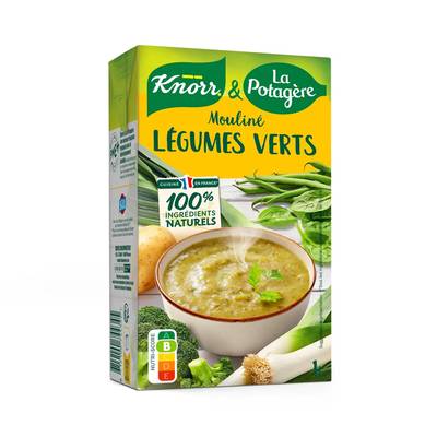 Knorr & La Potagère Soupe Mouliné de Légumes verts, 1L