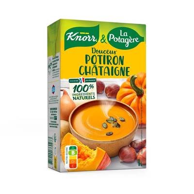 Knorr & La Potagère Soupe Douceur de Potiron Châtaigne, 1L
