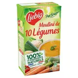 Liebig Soupe Mouliné de 10 légumes - Soupe liquide en brique familiale, 1L