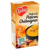 Liebig Soupe Délice de Potiron Châtaignes - Soupe liquide en brique familiale, 1L