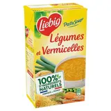 Liebig Soupe Légumes et Vermicelles - Soupe liquide en brique familiale, 1L