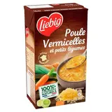 Liebig Soupe Poule Vermicelles et Petits Légumes - Soupe liquide en brique familiale, 1L