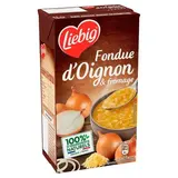 Liebig Soupe Fondue d'Oignon et Fromage - Soupe liquide en brique familiale, 1L