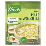 Knorr Soupe Poule Vermicelles Désydratée en sachet pour 4 personnes, 57g