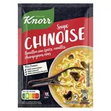 Knorr Soupe Chinoise- Bouillon aux épices, nouilles, champignons noirs  déshydratée en sachet pour 2, 45g