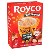 Royco Soupe Suprême Forestier et Croutons au Thym instantantée en sachet individuel, 65g