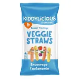 Kiddylicious Biscuits Saveur Fromage Veggie Straws pour bébé dès 9 mois, 48g