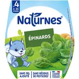 Naturnes® Epinards Bol Bébé Dès 4 mois, 2x130g
