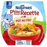 Naturnes® - P'tite Recette Pot au Feu Bol Bébé Dès 8 mois, 2x200g
