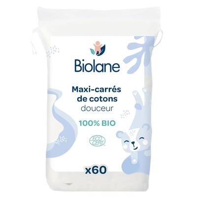 Biolane Maxi carre coton, 60 coton carré