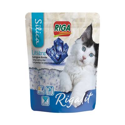 Riga Rigalit Litière chat silice, 2,2kg