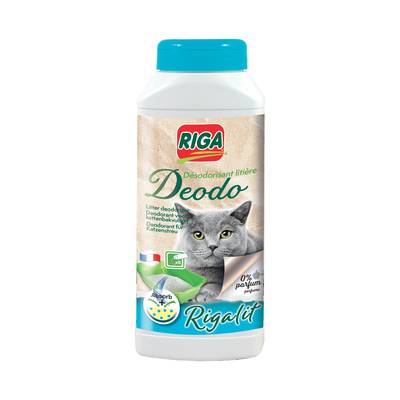 Riga Rigalit Désodorisant pour litière sans parfum, 750g