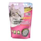 Tranquille Litière Minérale Absorbante Silice cristaux fins au Charbon Actif pour chat 1,55kg, 3,7L