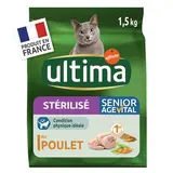 Affinity - Ultima Croquettes Poulet pour chat stérilisé Senior, 1.5kg