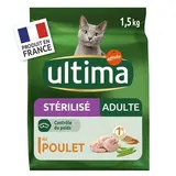 Affinity - Ultima Croquettes Poulet Contrôle du Poids pour chat adulte stérilisé, 1.5kg