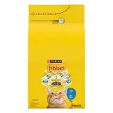 Purina - Friskies Croquettes Saumon Légumes pour Chat Adulte, 1,5kg