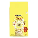 Purina - Friskies Croquettes au boeuf, poulet et légumes pour chat, 7,5kg