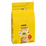 Purina - Friskies Croquettes Boeuf Poulet Légumes pour chat adulte, 1,5kg