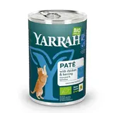 Yarrah Pâtée bio au poisson pour chat adulte, 400g