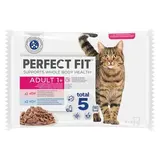 Perfect Fit Sachets en sauce aux Poissons pour chat adulte stérilisé, 4x85g