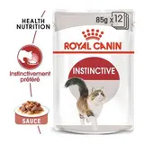 Royal Canin Sachets en Sauce Instinctive Instinctivement préféré pour Chat Adulte, 12x85g