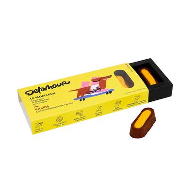Delamour Friandise Pâtisserie Moelleux Vitalité -  Récompense pour chien, 100g