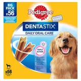 Pedigree Dentastix Daily Oral Care - Bâtonnets Hygiène Bucco-Dentaire pour grand chien x56, 2160g