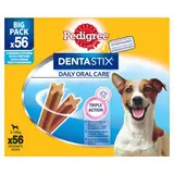 Pedigree Dentastix Daily Oral Care - Bâtonnets Hygiène Bucco-Dentaire pour petit chien x56, 880g
