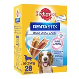 Pedigree Dentastix Daily Oral Care - Bâtonnets Hygiène Bucco-Dentaire pour chien moyen x28, 720g