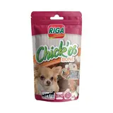 Riga Chick'Os Bone au poulet - Friandise Récompense pour chien, 80g