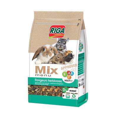 Riga Menu Mix pour Rongeur Herbivore, 3kg