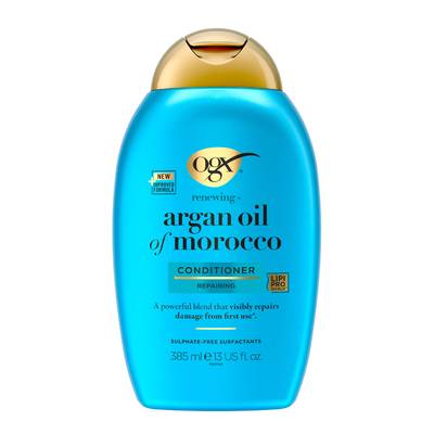 OGX Après-shampooing réparateur huile d'argan du Maroc sans sulfate, 385ml