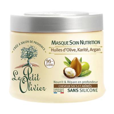 Le petit Olivier Masque Nourrissant Olive Karité Argan, 330ml