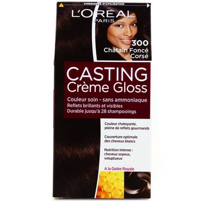 L'Oréal Coloration 300 Châtain Foncé Corsé, 1 pièce