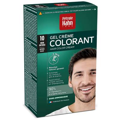Petrole Hann Coloration homme N10  Noir Intense, 1 kit