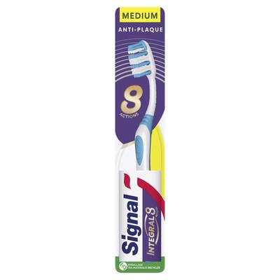 Signal Brosse à dents Médium Soin Complet Intégral 8, 1 brosse à dents